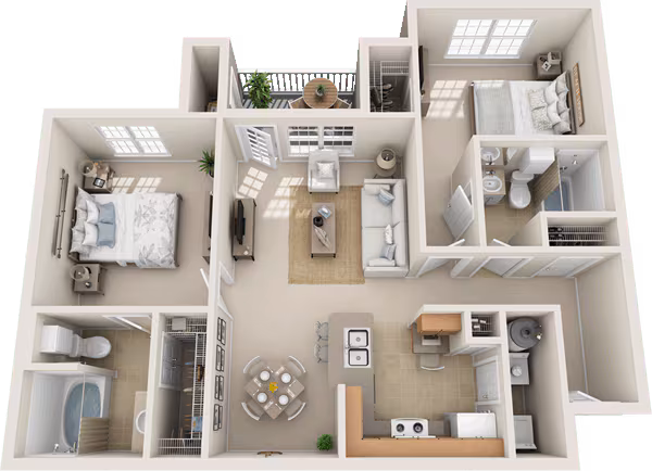 Unit 13104 13104 floor plan